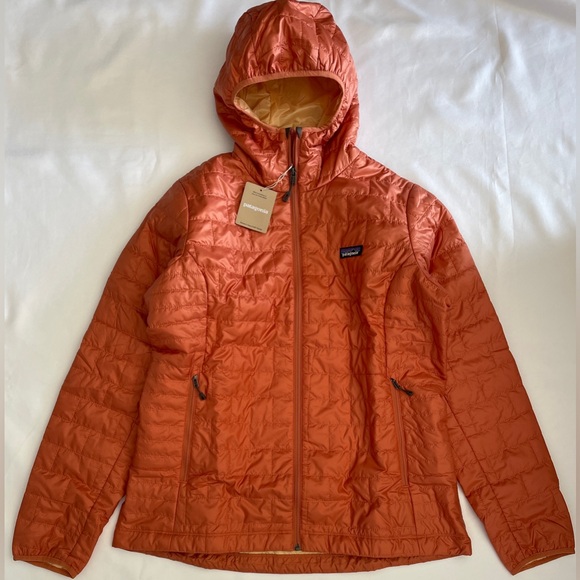 Patagonia Nano Puff Hoody Jacket Women's XL NWT SIENNA CLAY 2024 - Picture 16 of 16